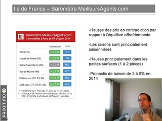 Immobilier 2014 - Pas de krach immobilier