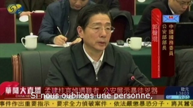 Chine : la police montre les armes de l'attaque de Kunming