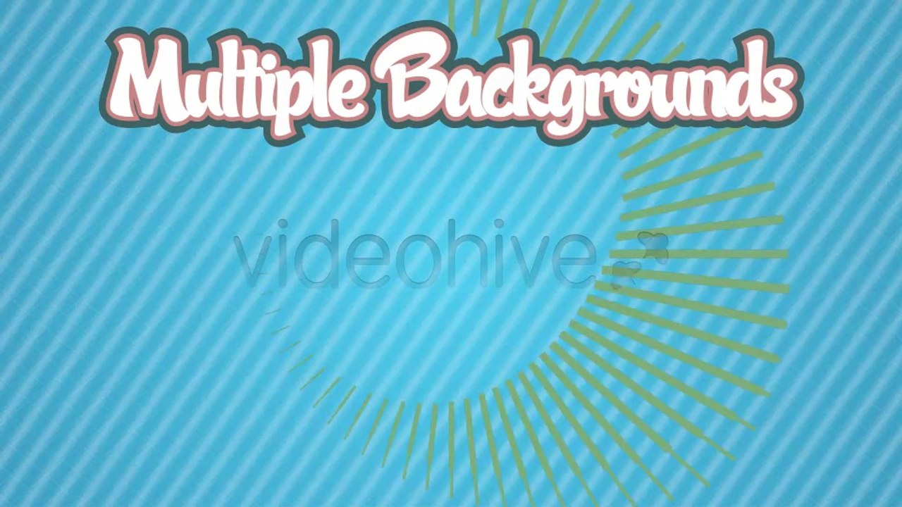 Colorful Elaborate Shapes - After Effects Template