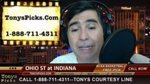 Indiana Hoosiers vs. Ohio St Buckeyes Pick Prediction NCAA College Basketball Odds Preview 3-2-2014