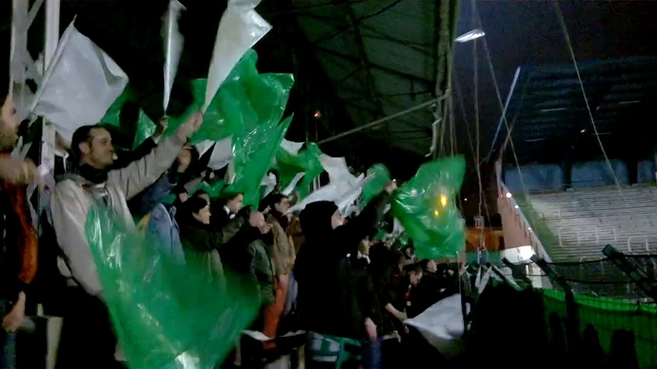 Red Star FC - Luzenac AP (28/02/2014) Tifo Tribune Rino della Negra