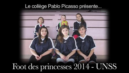 UNSS - Foot des princesses 2014 - Collège Pablo Picasso