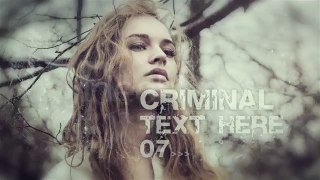 Crime Scenes - After Effects Template