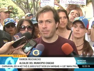 Cierran varias avenidas y calles de Chacao