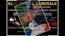 ELECTRICIEN PARIS 15 - 0142460048 - PERMANENCE DEPANNAGE 24/24 - 75015 ELECTRICITE JOUR / NUIT