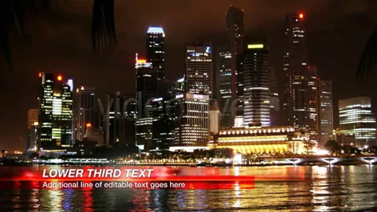 Corporate News Lower Third - After Effects Template