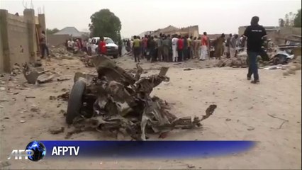 Twin blasts kill at least 35 in Nigeria