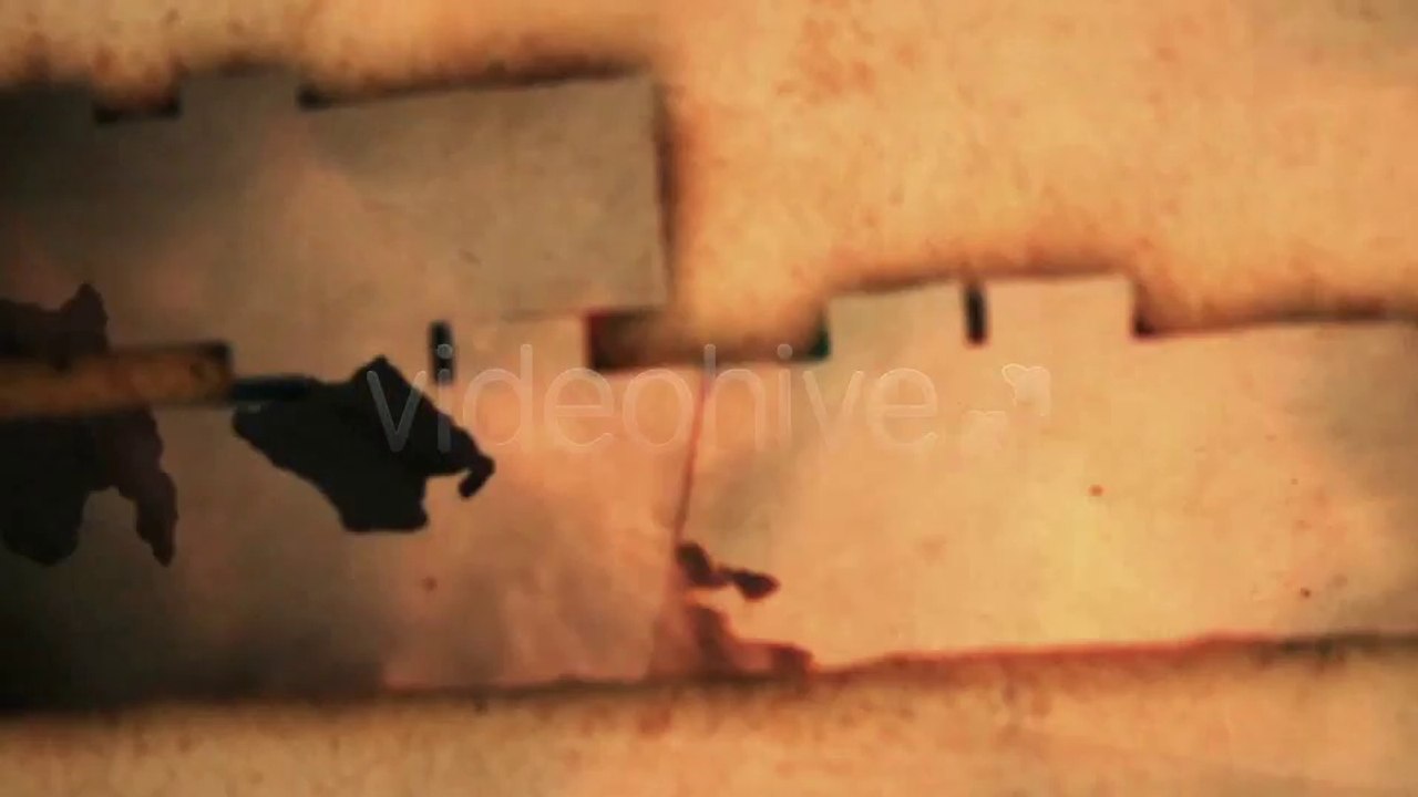 Burning Paper Title - After Effects Template