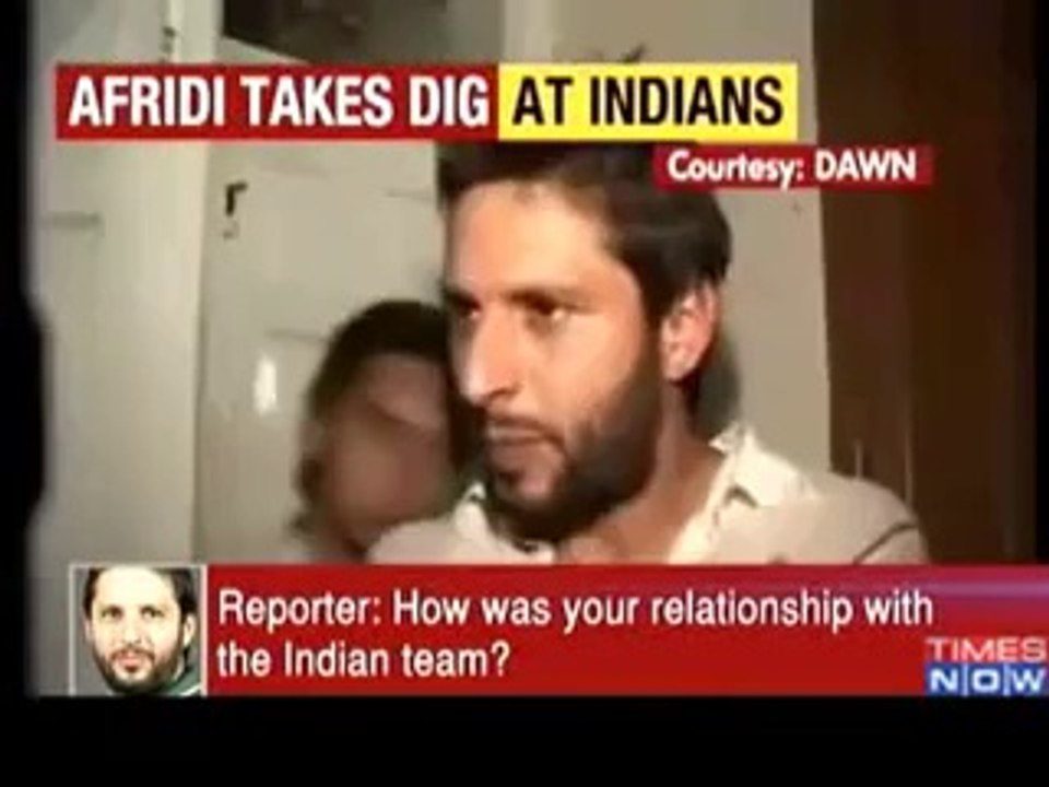 Shahid Afridi Live Interview Full-time settlement of Indians in India have been too sad video -