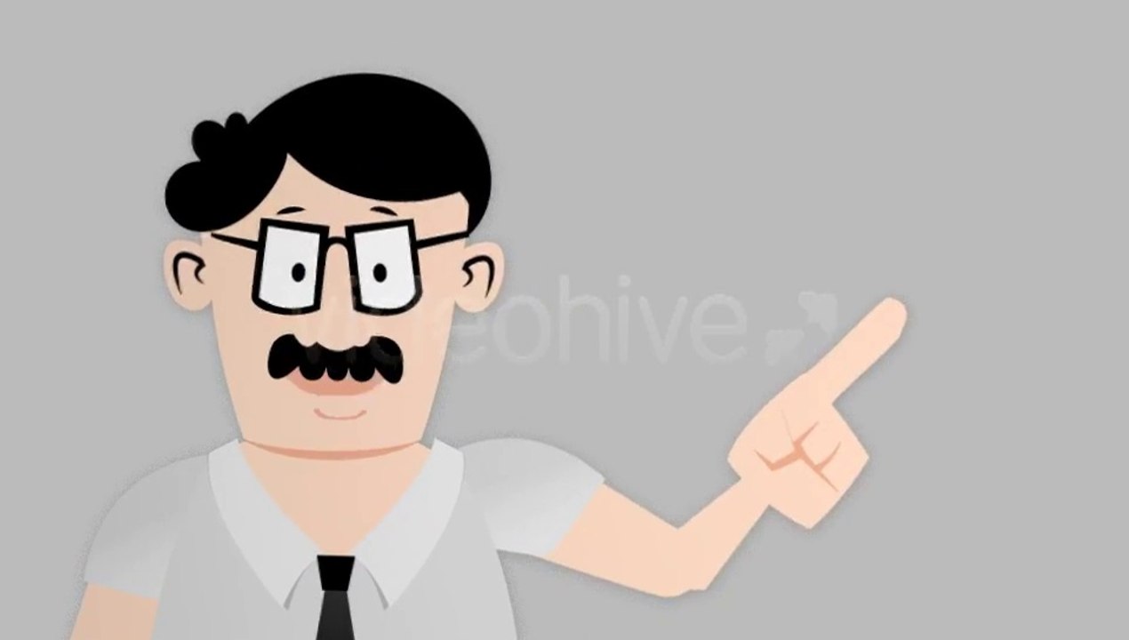 Cartoon Character Businessman - After Effects Template
