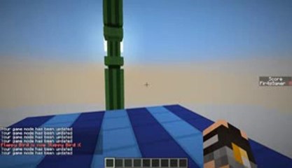 FLAPPY BIRD IN MINECRAFT - الطير القفز في ماينكرافت(240P_HXMARCH 14