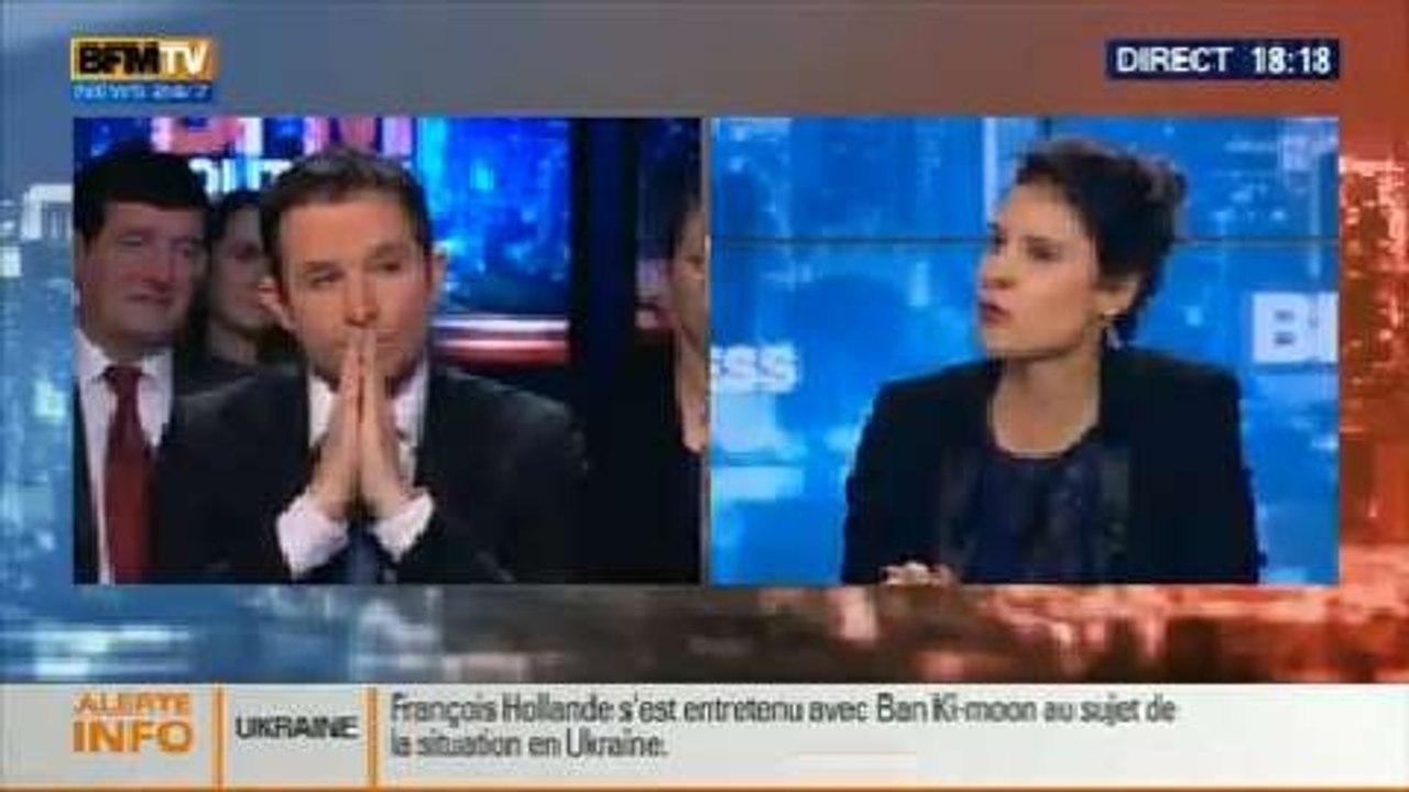 BFM Politique: L'interview de Benoît Hamon par Apolline de Malherbe - 02/03 1/6