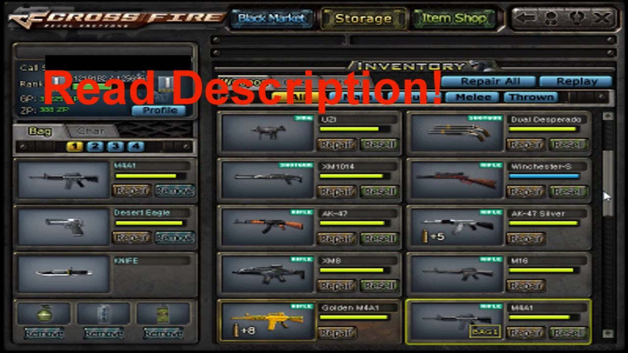 PlayerUp.com - Buy Sell Accounts - Crossfire Account For Sale!!