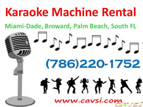Rent Karaoke Machine Palm Beach (786)220-1752