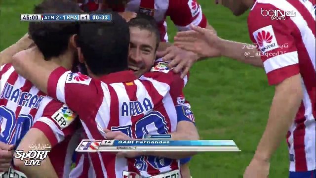 اهداف مبارة اتلتيكو مدريد و ريال مدريد 2-2 تعليق حفيظ الدراجي HD