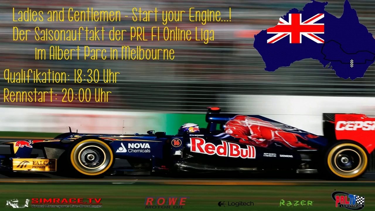 PRL F1 Online Liga- 1. Lauf Melbourne