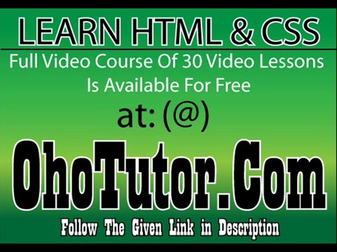 HTML and CSS for Beginners! Learn HTML and CSS