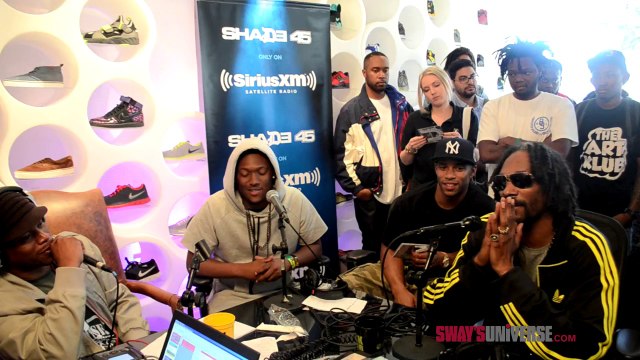 Snoop Lion & Hit-Boy Back & Forth Freestyle @ Shade 45 Sway In The Morning , 03-18-2013