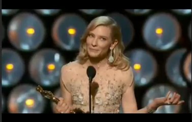 Cate Blanchett wins oscars 2014