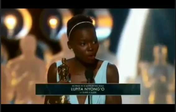 Lupita Nyong'o wins oscars 2014
