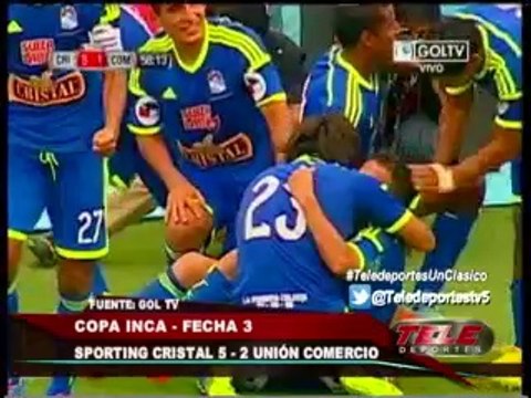 Torneo del Inca: Goleada de Sporting Cristal sobre Unión Comercio (5-2)