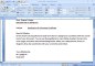 Application leter in MS word