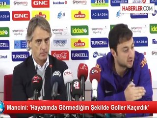 Mancini: 'Hayatımda Görmediğim Şekilde Goller Kaçırdık'