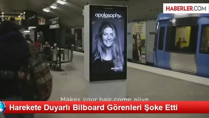 Harekete Duyarlı Bilboard Görenleri Şoke Etti