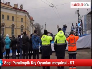 Soçi Paralimpik Kış Oyunları meşalesi - ST.
