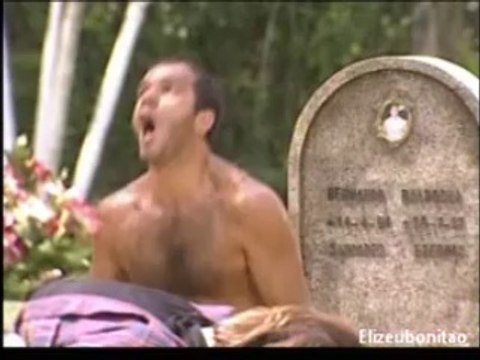 Viviane Pasmanter e Humberto Martins cena da novela Uga Uga-Pilotando o Baú, cena escolhida pelo público
