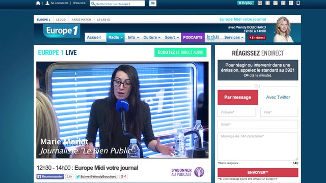 Le train Europe 1 des Municipales en escale à Dijon