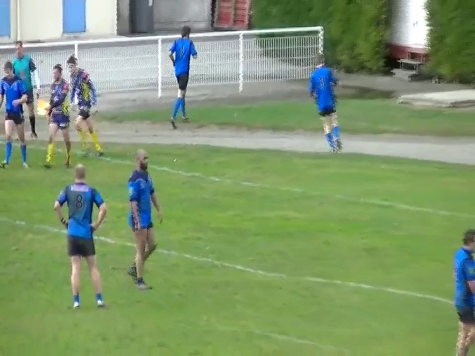 RUGBY A XIII GAUDENS V LESCURE  02 03 2014  1 er mi temps