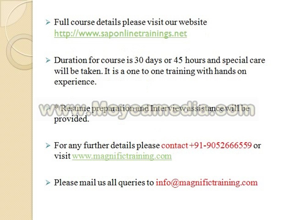 SAP ISU online training usa