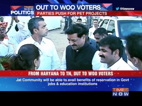 Parties woo voters before poll code kicks in