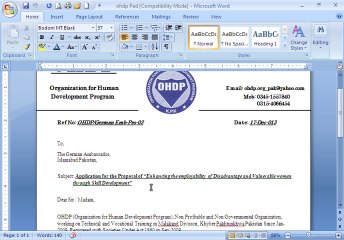 How to make a covering letter