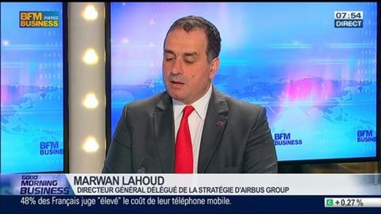 Airbus: "La priorité est d'arriver à livrer à l'heure des produits de qualité dans les coûts qui ont été définis, c'est la clé du succès du groupe": Marwan Lahoud, dans GMB – 03/03