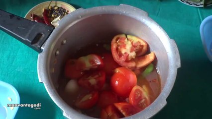 Pappu Tomato - Tomato Dal Preparation in Telugu
