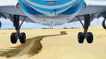 FSX EgyptAir Airbus A320 Landing @ Sharm El Sheikh ( Gear ) ( HD )