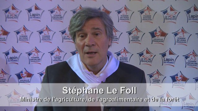 Viandes de France - Interview de Stéphane Le Foll