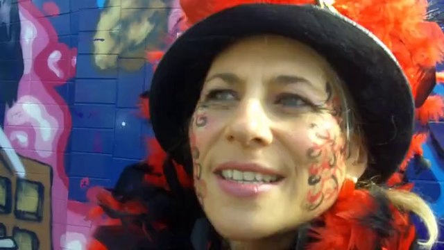 A l'entrée d'une chapelle du carnaval de Dunkerque