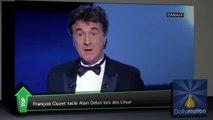 Top Média : François Cluzet se moque d'Alain Delon aux César