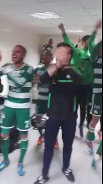 Πανηγυρισμοί στα αποδυτήρια του Παναθηναϊκού μετά το 0-3!