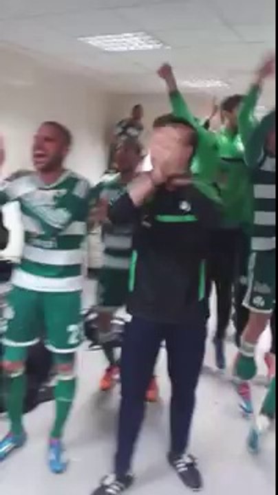 Πανηγυρισμοί στα αποδυτήρια του Παναθηναϊκού μετά το 0-3!