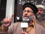 DHQ report of Mansehra-protest by paramedical staff--Aqib Awan report
