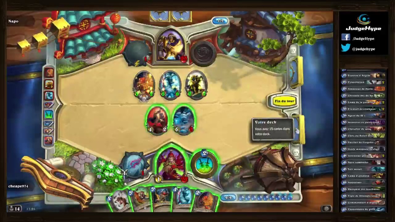 JudgeHype TV: Arène HearthStone avec Cheape (17 février 2014)