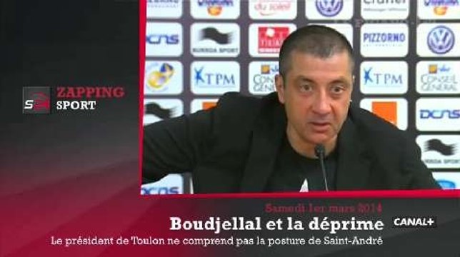 Zap'Sport: Boudjellal et le déprimant Saint-André, Deschamps et le problème Twitter