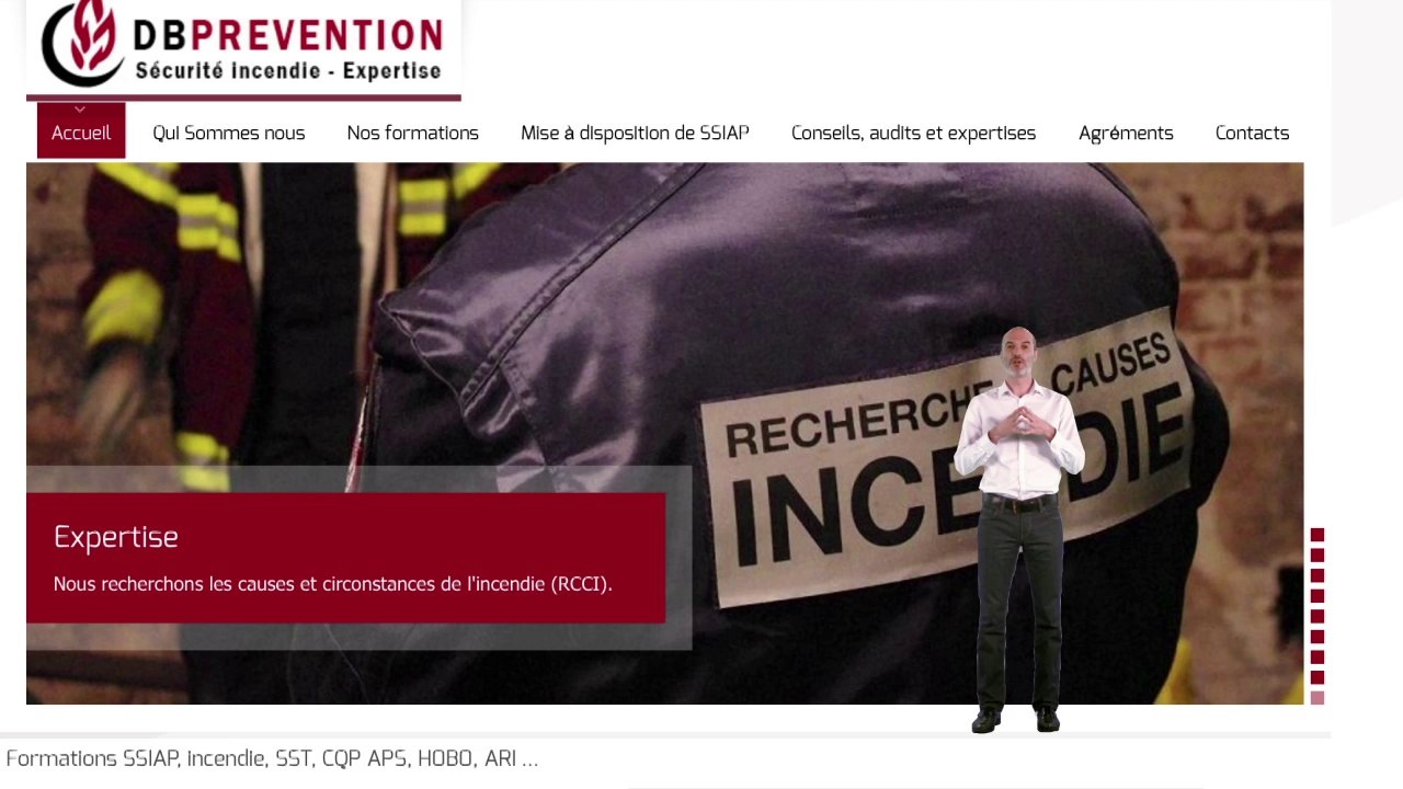 DB Prévention, formation incendie, ssiap, secouriste du travail, habilitation électrique, cqp aps