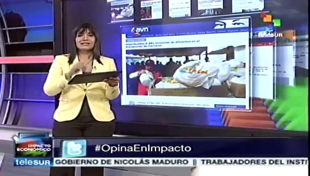 Estado venezolano garantiza suministro de alimentos en el país