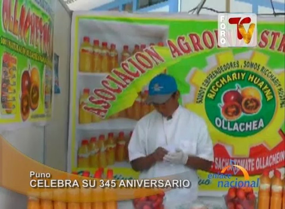 Con los tradicionales desfiles escolares y con la participación de emprendedores de la región, Puno celebra sus 345 años de fundación.