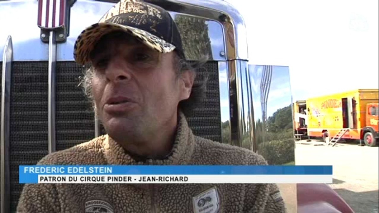 Cirque Pinder : Des dizaines de camions et d'animaux investissent le Domaine de Grammont